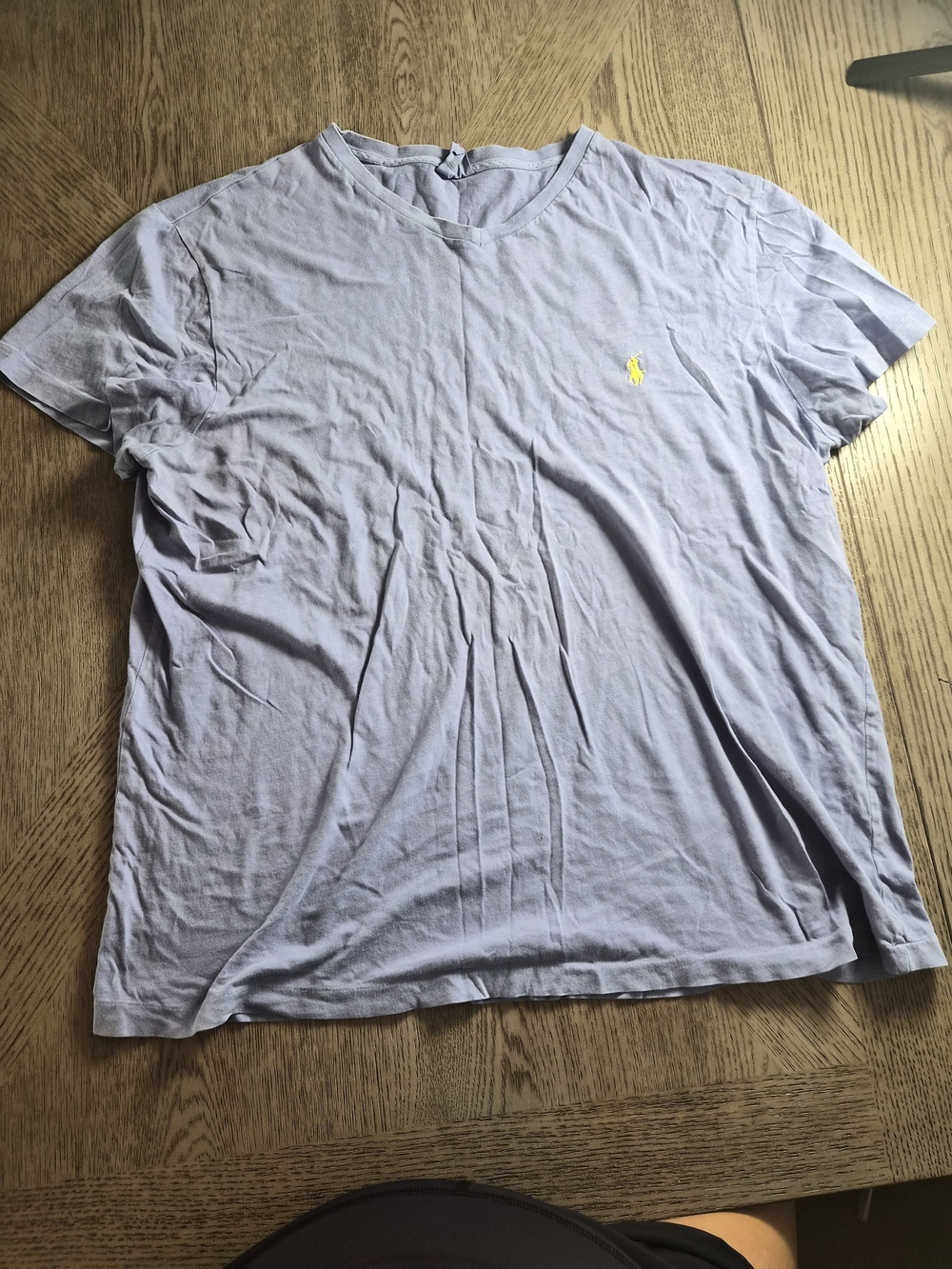 Ralph Lauren Light Lavender Short Sleeve Crew Tee with Yellow Pony